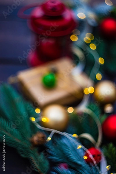 Obraz Christmas frame concept