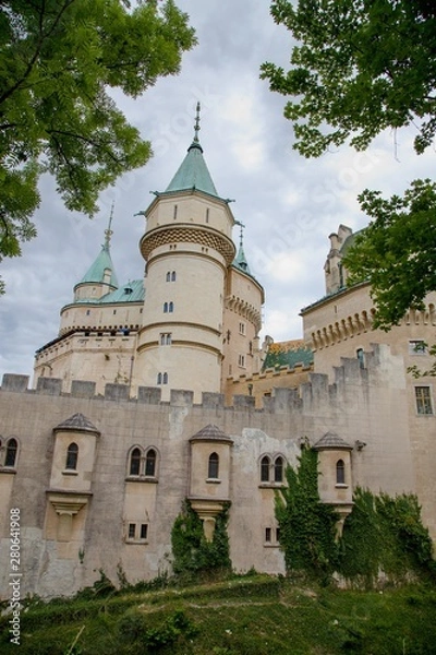 Fototapeta Bojnice castle in Slovakia, Europe