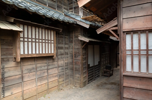 Fototapeta 江戸時代の長屋