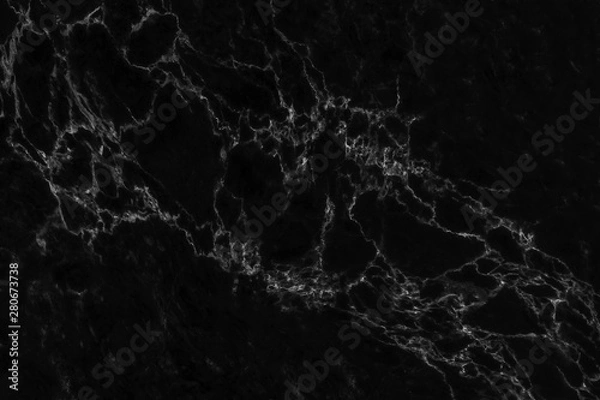 Fototapeta black marble texture abstract background pattern