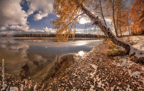 Fototapeta bright October day