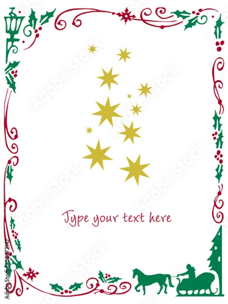 Obraz cornice di natale