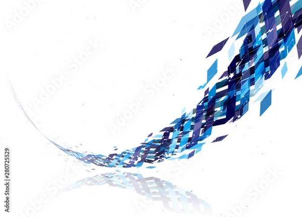 Obraz 立体的なイラスト　図形　デザイン