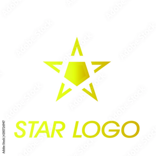 Fototapeta star logo icon