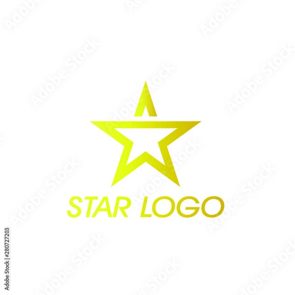 Fototapeta star logo icon