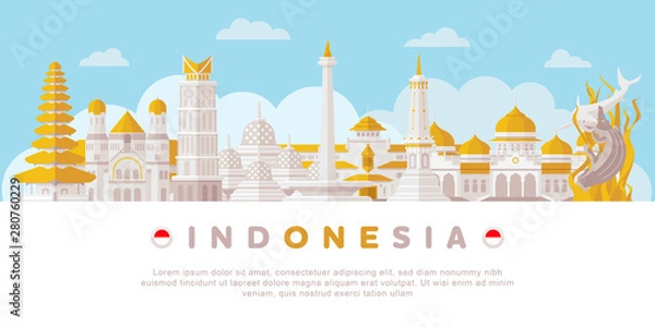 Obraz Visit Indonesia