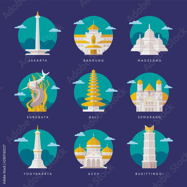 Obraz Visit Indonesia