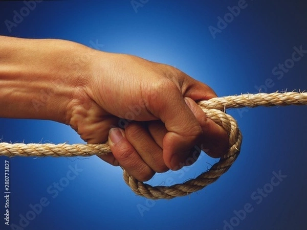 Obraz hand with rope