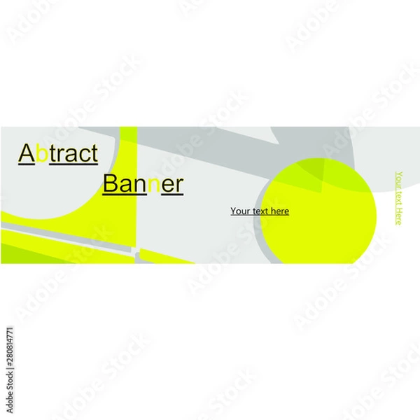 Obraz vector template with place for text