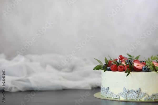 Obraz Confectionery flavored cakes for a holiday