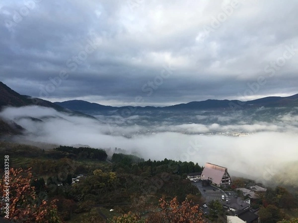 Obraz 湯布院の雲海