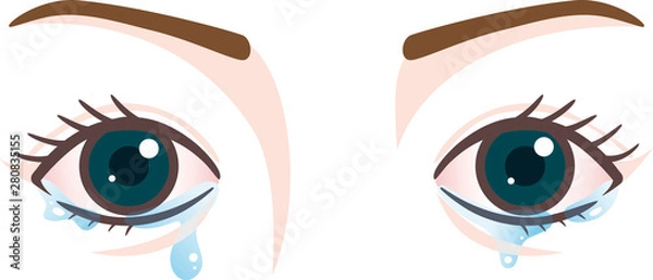 Obraz 目の症状　涙目　流涙症　