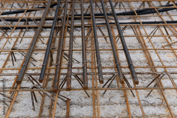 Obraz Zulage Eisen und Körbe für Neubau