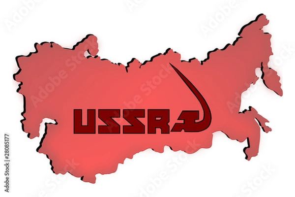 Obraz карта ссср