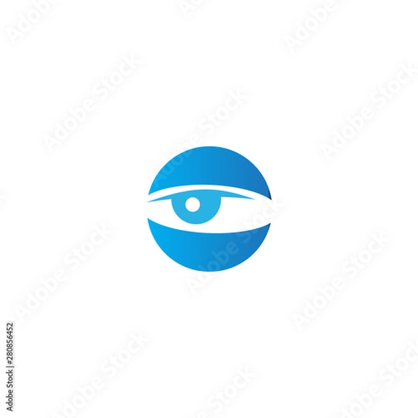 Obraz eye sight design vector logo