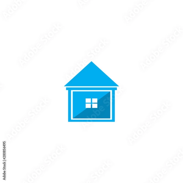 Obraz home icon vector logo