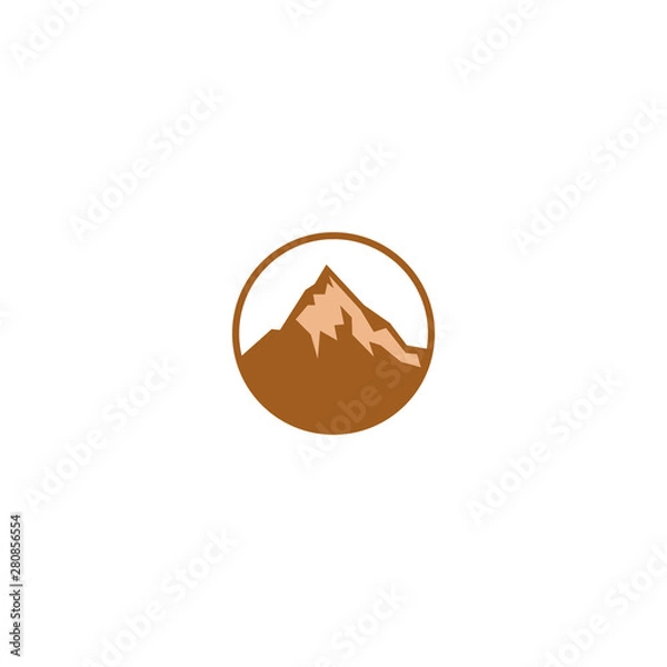 Obraz mountain nature icon logo