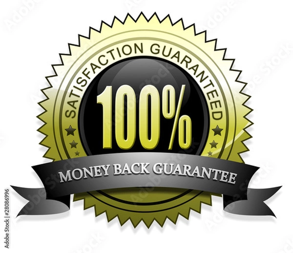 Obraz Gold satisfaction guarantee