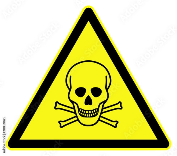 Fototapeta Toxic symbol