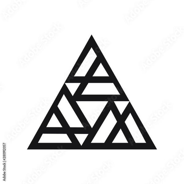 Obraz modern triangle design
