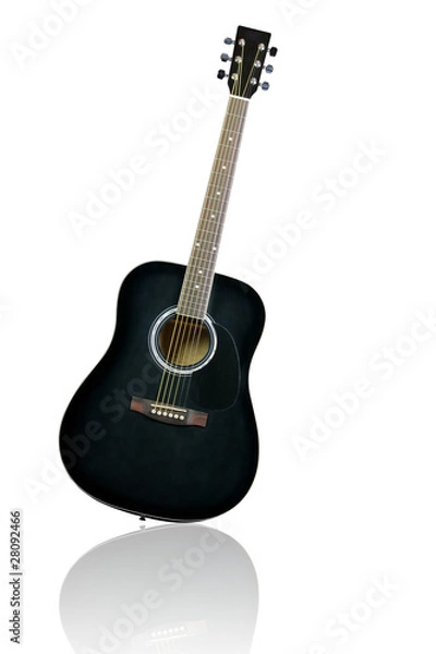 Obraz Black guitar