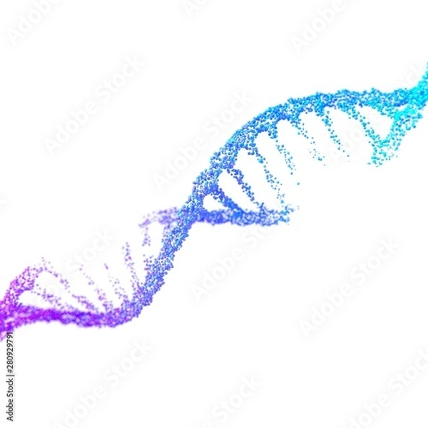 Obraz damaged DNA helix
