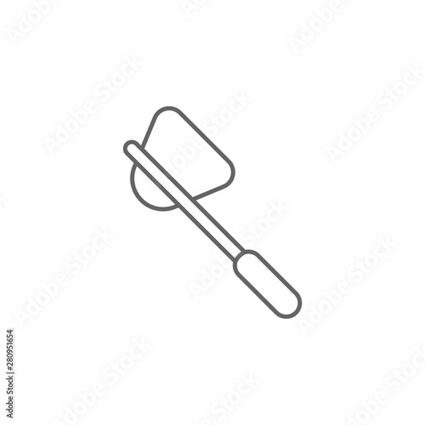 Fototapeta Reflex hammer, tool icon. Element of medicine icon. Thin line icon
