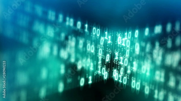 Obraz Koncepcja kodu danych internetowych