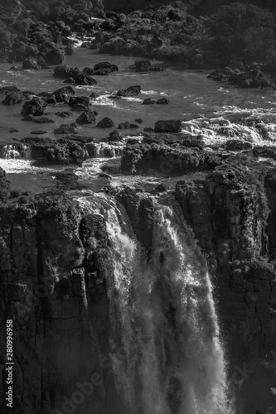 Obraz waterfall in mountains