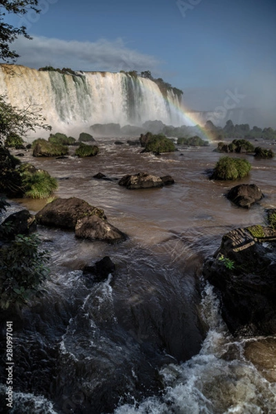 Obraz waterfall in forest
