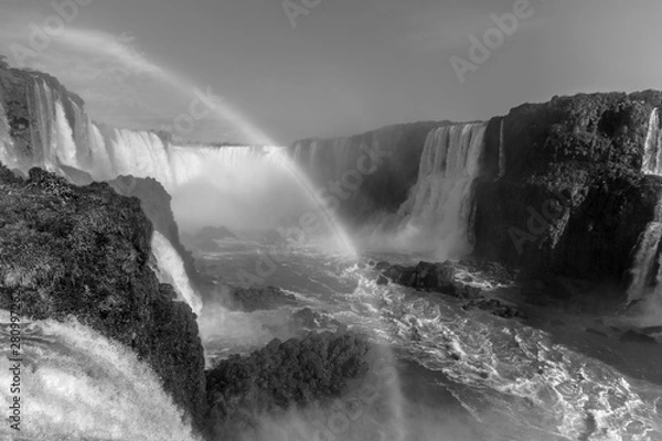 Obraz waterfall in mountains
