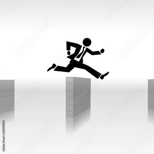 Fototapeta jump man