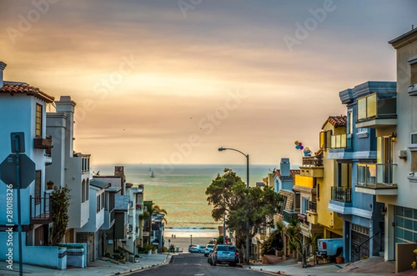 Obraz Huntington Beach Sceny i okolice w listopadzie