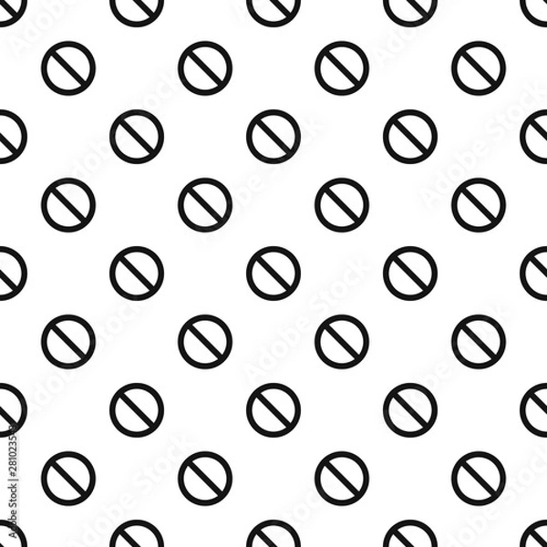Obraz Cursor stop element pattern seamless vector repeat geometric for any web design