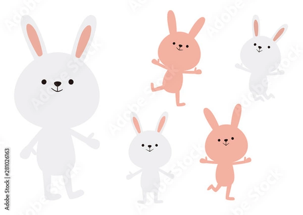 Fototapeta うさぎ　キャラクター