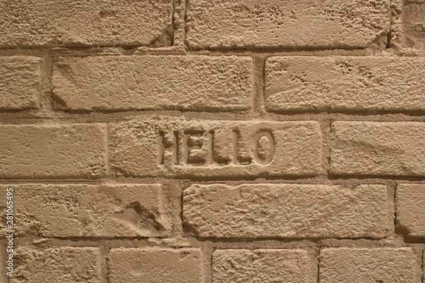 Obraz ブロック文字　ハロー