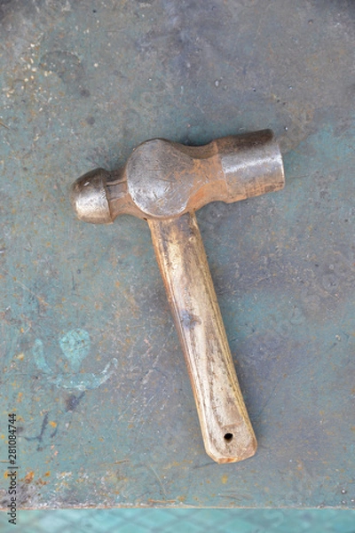Fototapeta hammer on  background