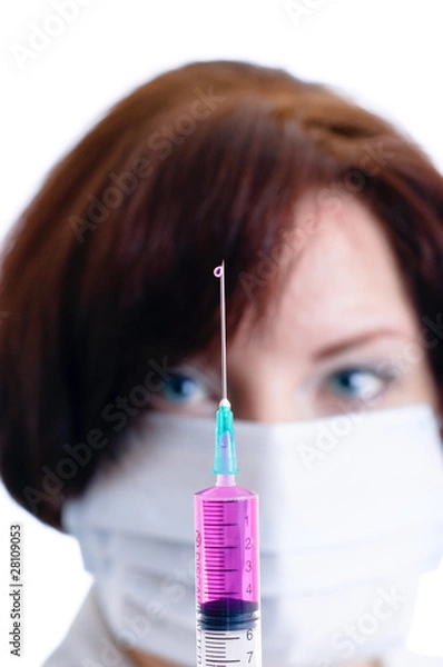 Obraz Doctor with a syringe