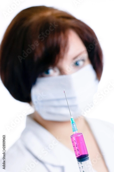 Obraz Doctor with a syringe