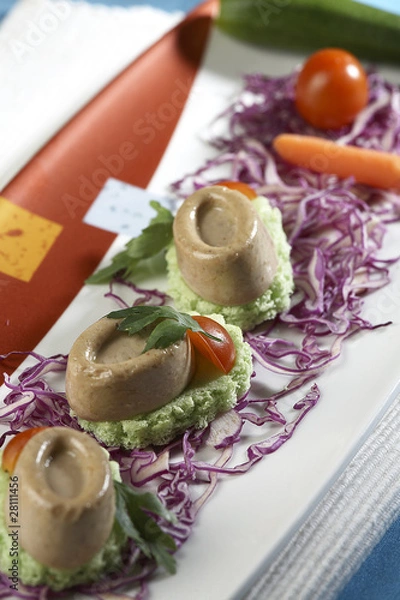 Obraz pasztet z gęsich wątróbek