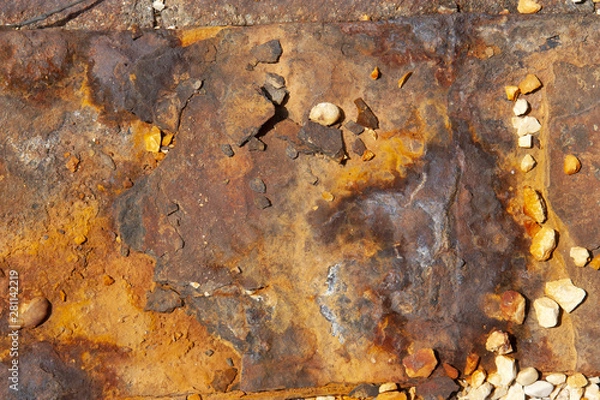 Obraz Pattern in metallo arruginito 