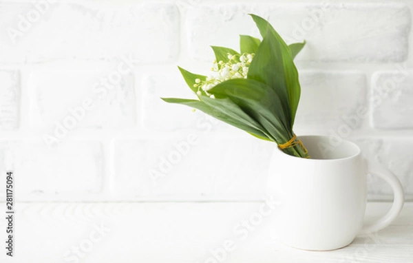 Fototapeta Spring flowers 
Flower on white background 