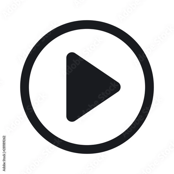 Obraz Play video icon	