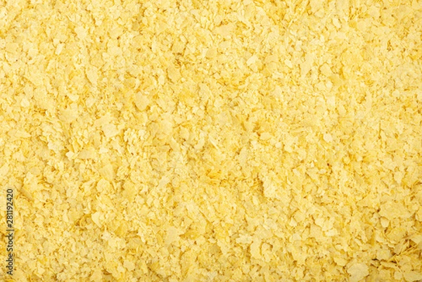 Obraz Closeup of nutritional yeast flakes