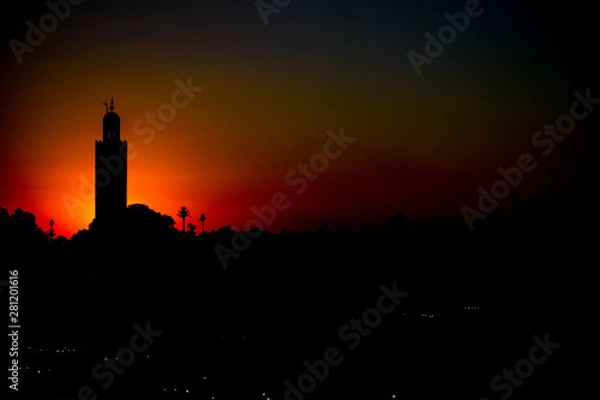 Fototapeta Atadecer Marrakech 