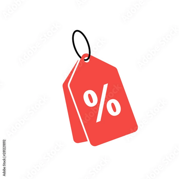 Obraz Sale tag icon vector