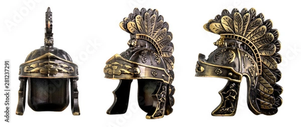 Fototapeta Rzymski hełm na białym tle