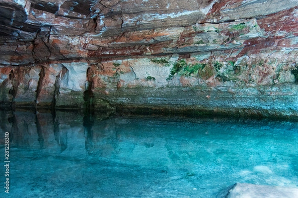 Fototapeta Caverna Lagoa Azul