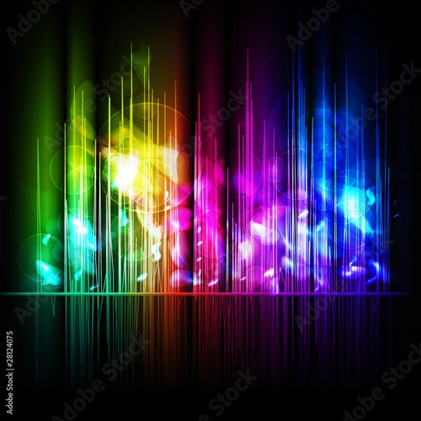 Fototapeta Abstract multicolored background