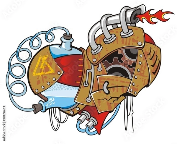 Obraz mechanical heart
